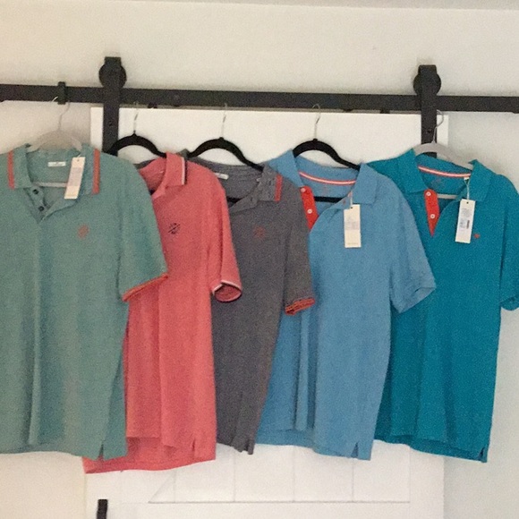 Bundle of 5 Tom Tailor Golf shirt Men M - Picture 1 of 7